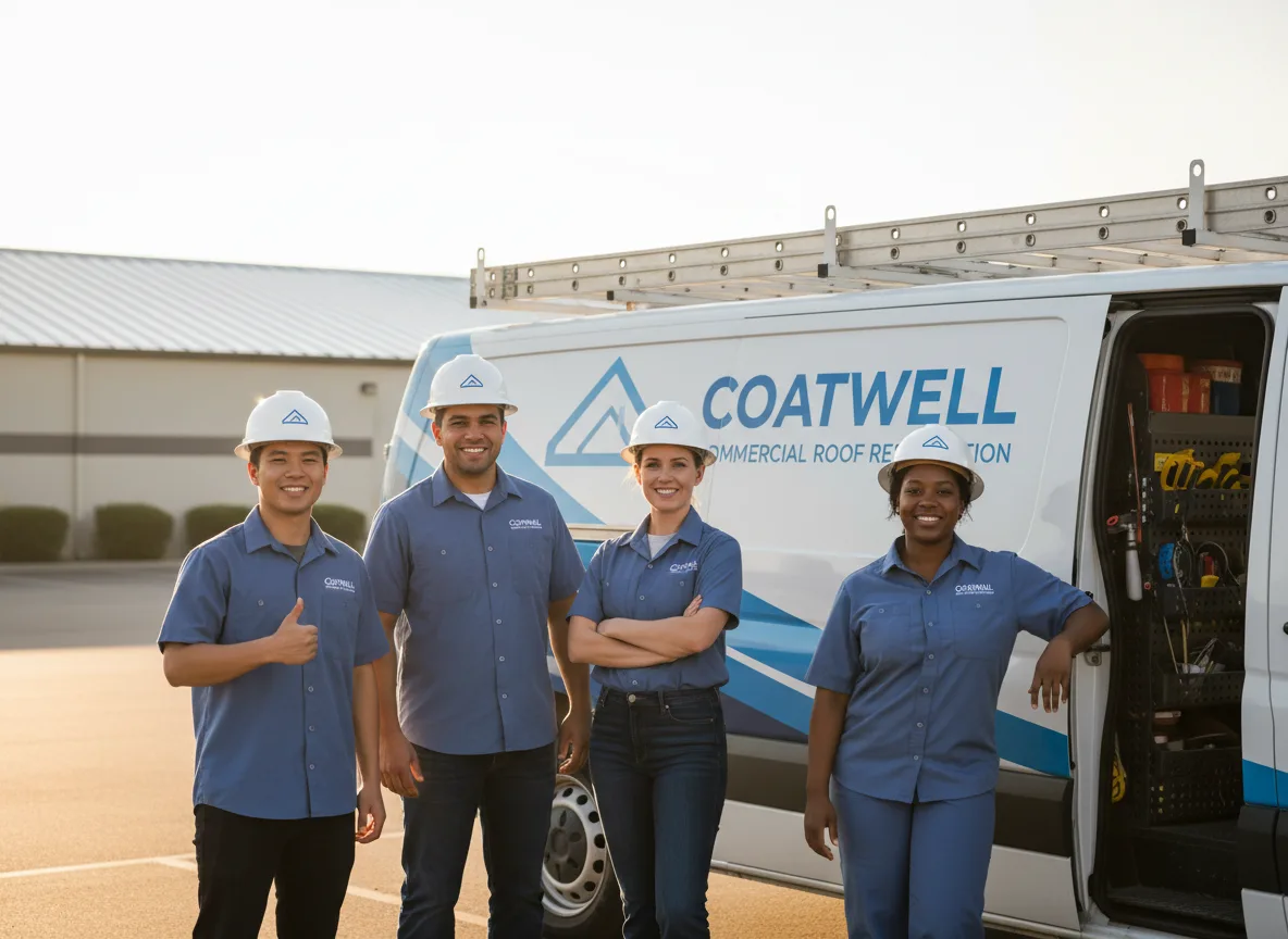 Commercial roof coating company in Winslow, IL