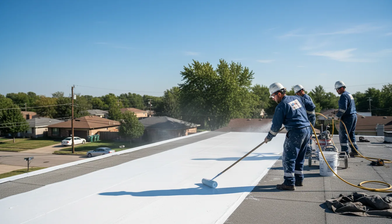 Commercial roof coating in Winslow, IL near me